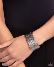 Load image into Gallery viewer, Into The Horizon Silver Cuff Bracelet