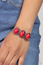 Load image into Gallery viewer, Badlands Backdrop Red Cuff Bracelet