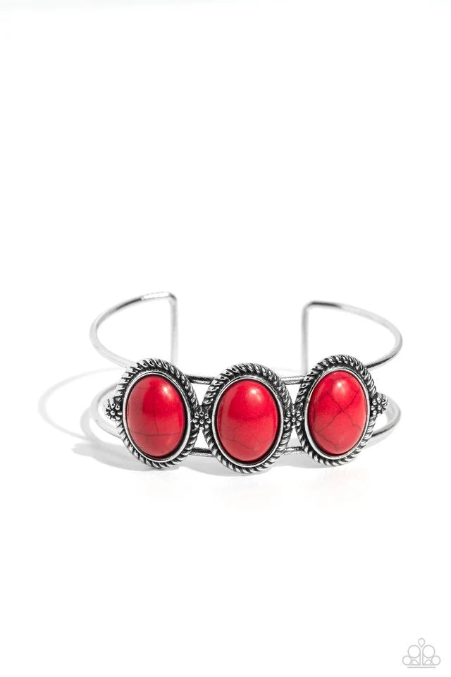 Badlands Backdrop Red Cuff Bracelet
