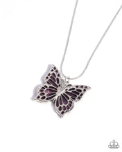 Load image into Gallery viewer, Magical Metamorphosis Purple Necklace