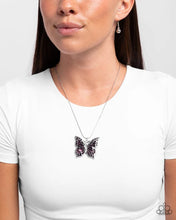 Load image into Gallery viewer, Magical Metamorphosis Purple Necklace
