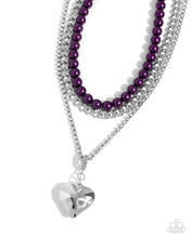 Load image into Gallery viewer, Easy Elevation Purple Necklace