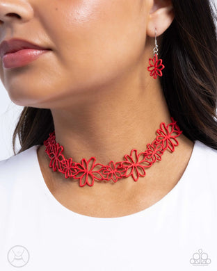 Bouquet Blend Red Choker