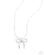 Load image into Gallery viewer, Coquette Chic Silver Necklace