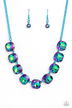 Load image into Gallery viewer, Combustible Command Blue Necklace