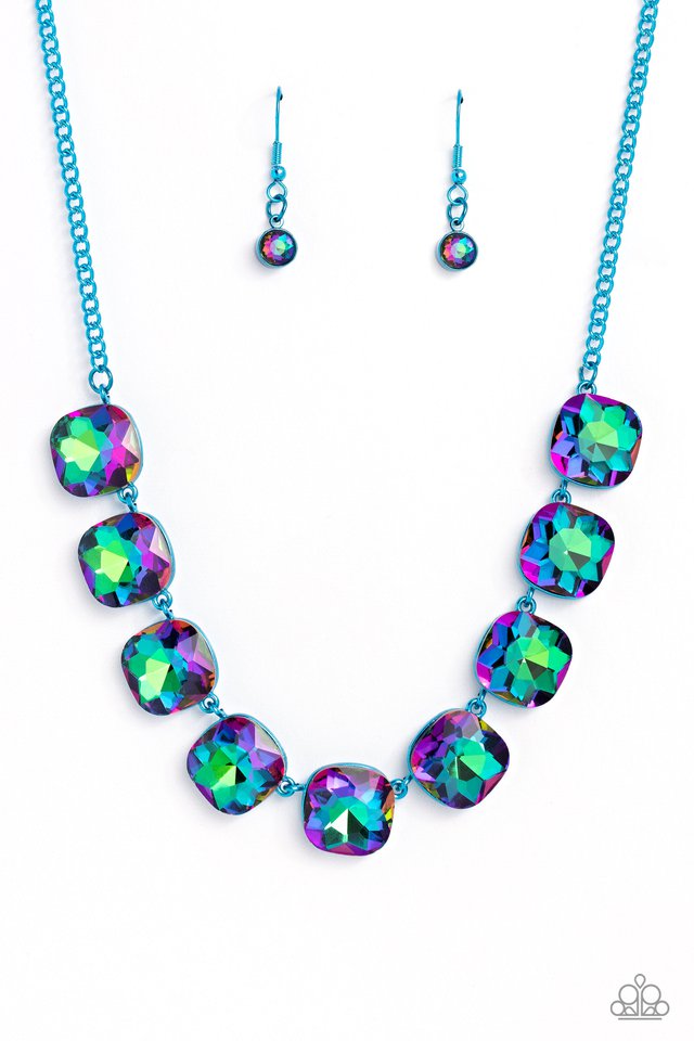 Combustible Command Blue Necklace