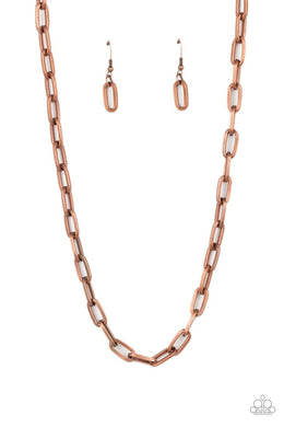 Boston Backdrop Copper Necklace