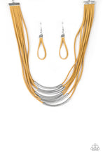 Load image into Gallery viewer, Walk The Walkabout Yellow Necklace