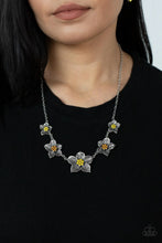 Load image into Gallery viewer, Wallflower Wonderland Yellow Necklace