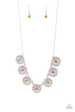 Load image into Gallery viewer, Garden Greetings Orange Necklace