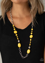 Load image into Gallery viewer, When I Glow Up Yellow Necklace