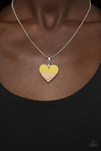 Load image into Gallery viewer, You Complete Me Yellow Necklace