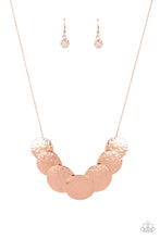 Load image into Gallery viewer, Radial Waves Copper Necklace