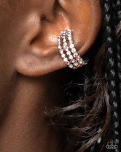 Load image into Gallery viewer, Iridescent Influence Pink Cuff Earrings