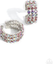 Load image into Gallery viewer, Iridescent Influence Pink Cuff Earrings