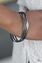 Load image into Gallery viewer, Glam to Glam Black Bangles