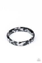 Load image into Gallery viewer, In the Haute Zone Black Acrylic Bangle