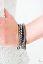 Load image into Gallery viewer, Not Very Ladylike Black Bangles