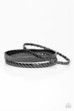 Load image into Gallery viewer, Retro Radiance Black Bangle