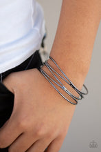 Load image into Gallery viewer, Showstopping Sheen Black Bangle