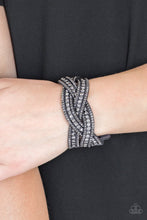 Load image into Gallery viewer, Bring on The Bling Dark Silver Wrap