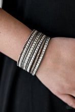 Load image into Gallery viewer, Guitars and Glitter Silver Wrap
