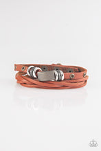 Load image into Gallery viewer, Road Rally Brown Snap Bracelet
