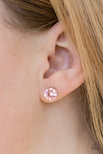 Load image into Gallery viewer, Greatest Treasure Pink Post Earrings