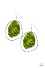 Load image into Gallery viewer, Haute Toddy Green Acrylic Earrings