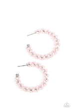 Load image into Gallery viewer, Yacht Royale Pink Hoop Earrings