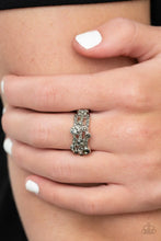 Load image into Gallery viewer, Bubbly Effervescence Silver Skinny Band Ring