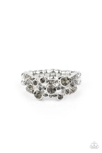 Load image into Gallery viewer, Bubbly Effervescence Silver Skinny Band Ring