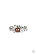 Load image into Gallery viewer, Center Stage Celebrity Brown Skinny Band Ring