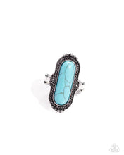 Load image into Gallery viewer, Desert Island Blue Skinny Band Ring
