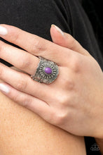 Load image into Gallery viewer, Exquisitely Ornamental Purple Ring