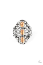 Load image into Gallery viewer, Eye Catching Cat’s Eye Orange Ring