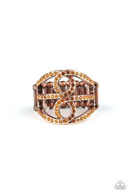 Fabulously Frosted Copper Ring