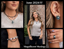 Load image into Gallery viewer, Magnificent Musings Flair for the Fierce Blue Fashion Fix June 2024