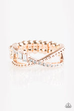 Load image into Gallery viewer, In the Glitter Zone Rose Gold Skinny Band Ring