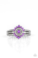 Load image into Gallery viewer, Rainbow Rivera Purple Skinny Band Ring