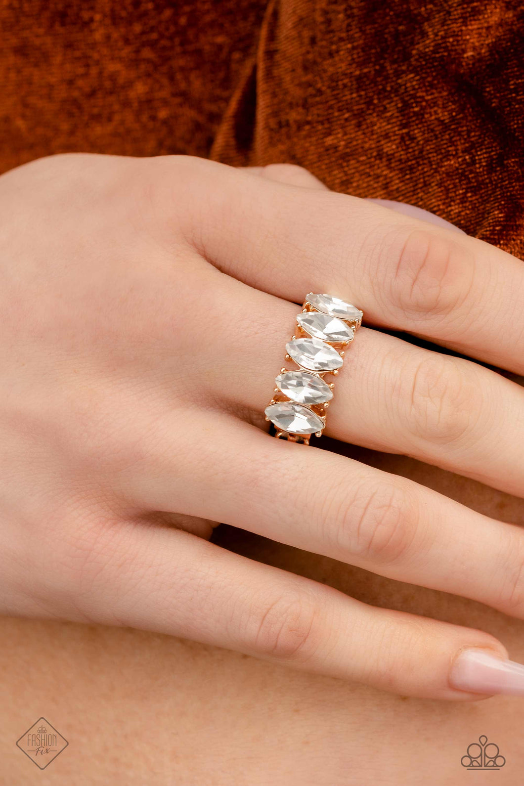 Lavish Lure Gold Skinny Band Ring