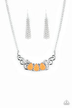 Load image into Gallery viewer, Heavenly Happenstance Orange Necklace