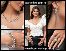 Load image into Gallery viewer, Magnificent Musings Refined Punk White Fashion Fix September 2024