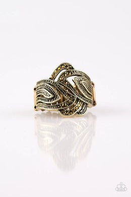 Fire and Ice Brass Ring