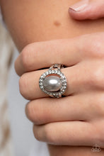 Load image into Gallery viewer, Seize the Shimmer Silver Skinny Band Ring