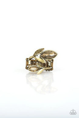 Flawless Foliage Brass Ring