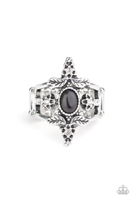 Fleur de Fancy Black Ring