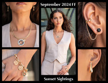 Load image into Gallery viewer, Sunset Sightings Embodying Enjoyment Gold Fashion Fix September 2024