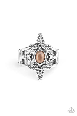Fleur de Fancy Brown Ring