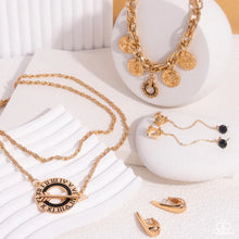 Load image into Gallery viewer, Sunset Sightings Embodying Enjoyment Gold Fashion Fix September 2024
